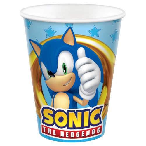 Sonic The Hedgehog Party Cups - Click Image to Close